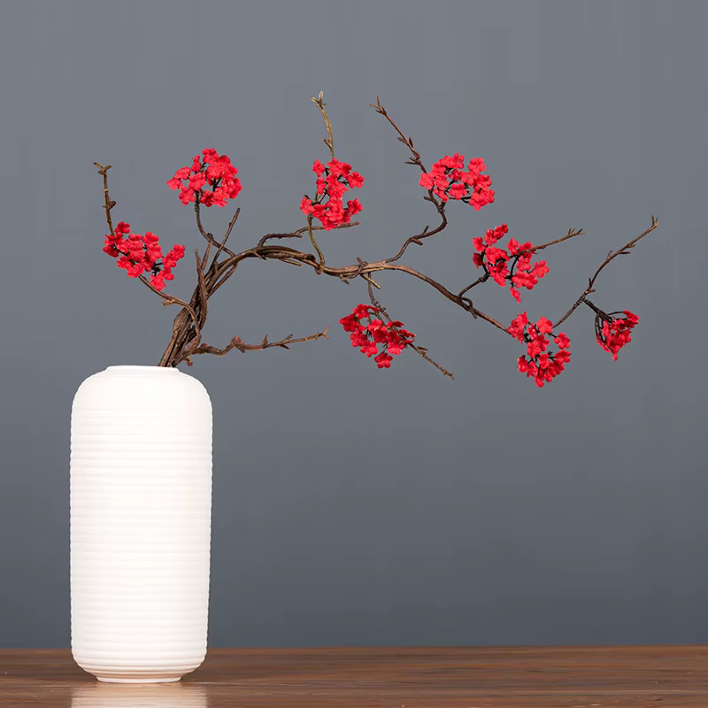 Fleurs artificielles en soie