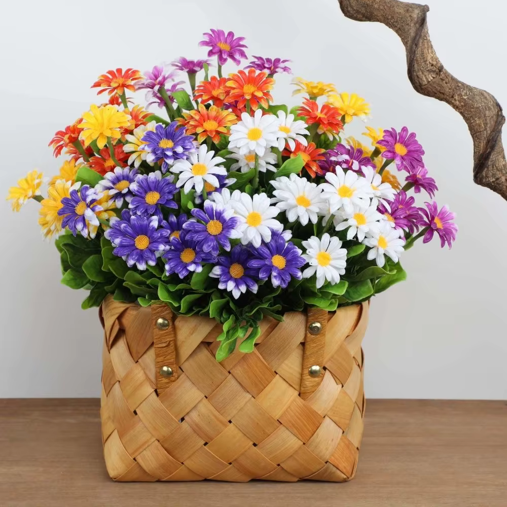 Fausses fleurs artificielles de marguerites
