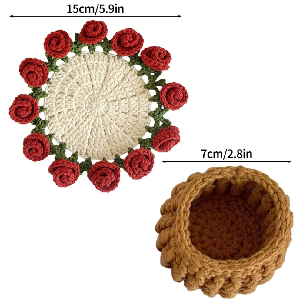 Dessous de verre pour Bouquet de roses