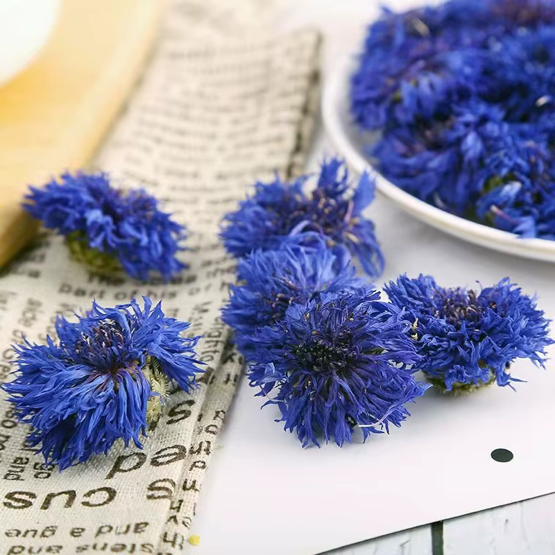 Fleurs séchées de bleuet naturel parfumé