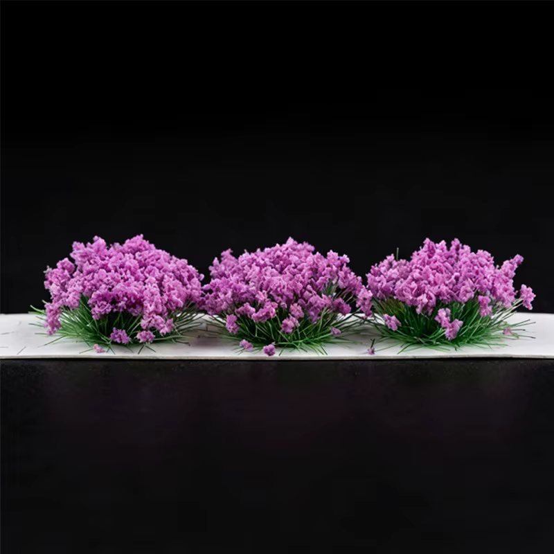 6 mini-clusters de fleurs pour micro-paysages