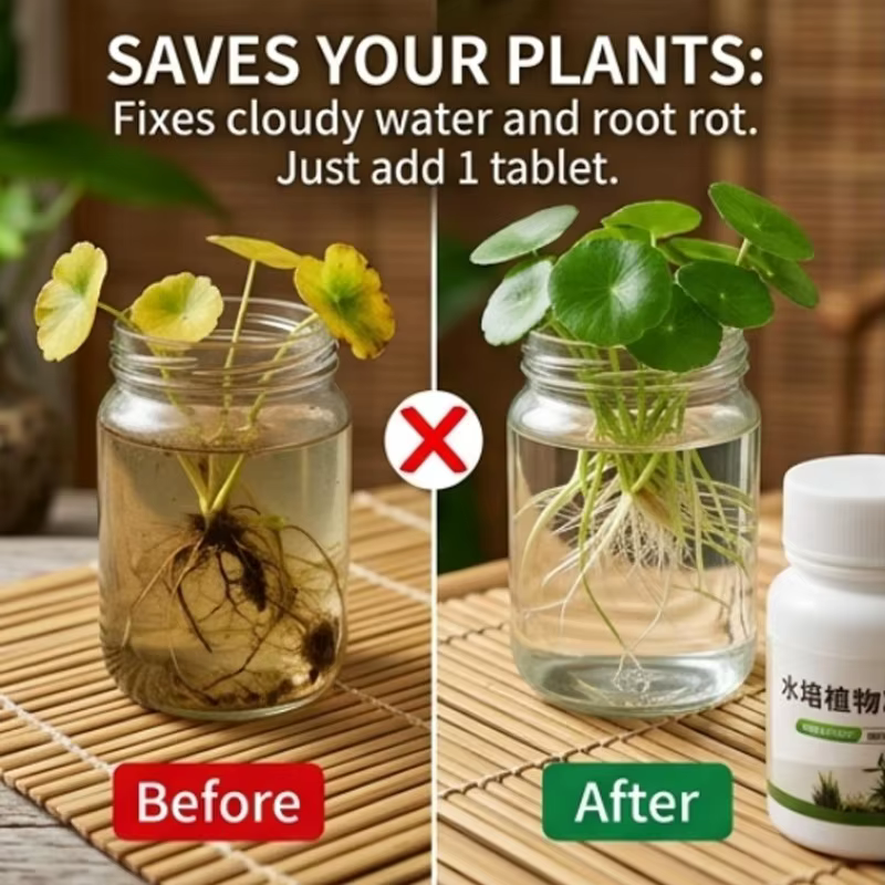 Comprimés de purification d'eau pour plantes hydroponiques