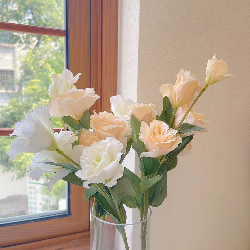Fausses fleurs artificielles Lisianthus