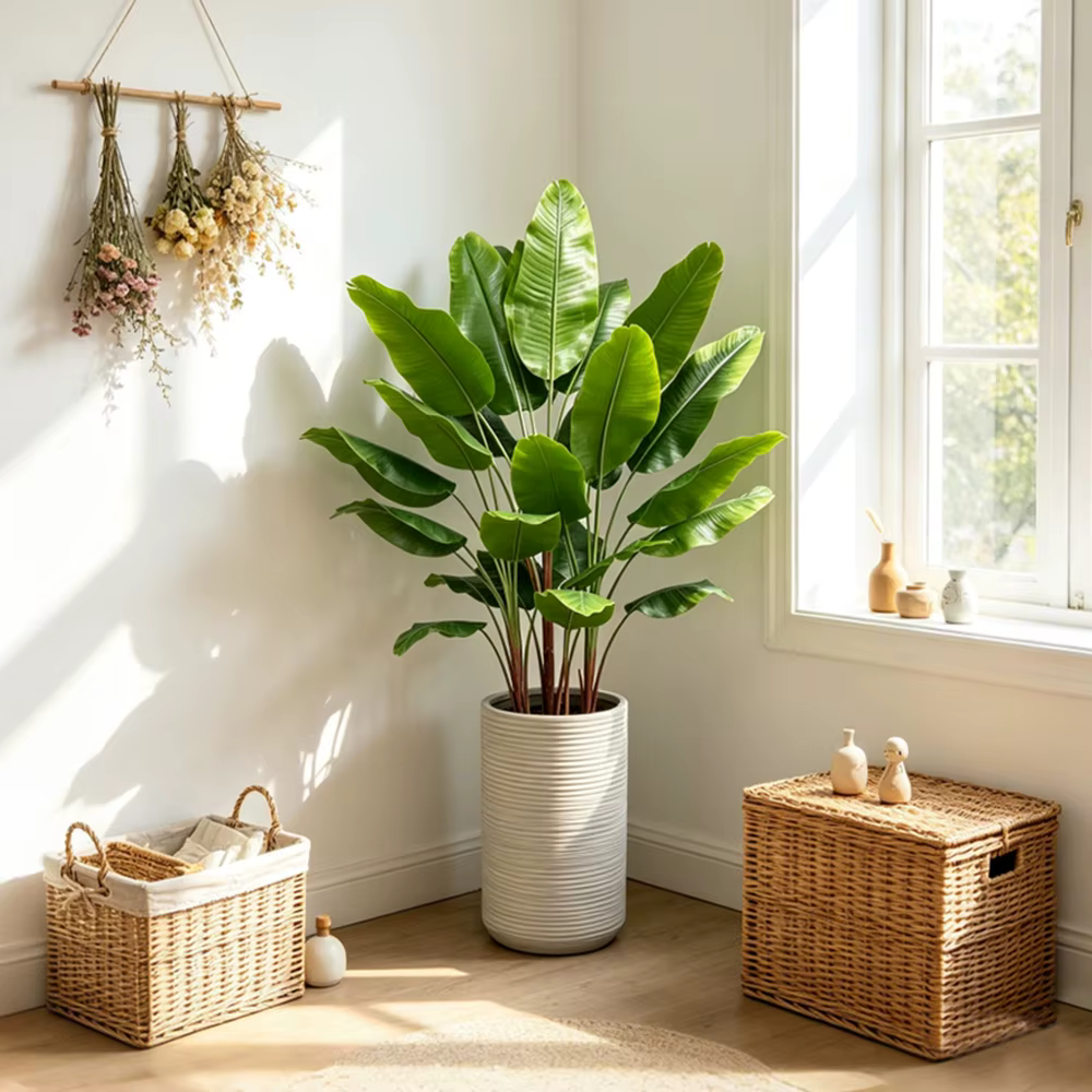 Plantes artificielles de bananiers de 75 cm