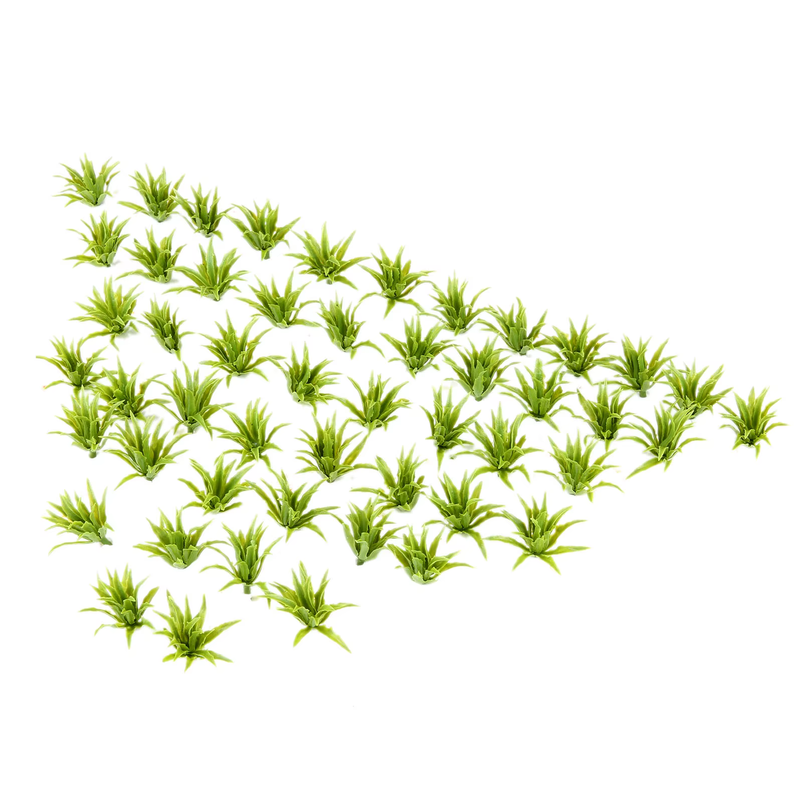 50pcs arbustes verts modèle de buisson plantes artificielles chemin de fer jeu de guerre parc Diorama paysage HO 3.5 cm