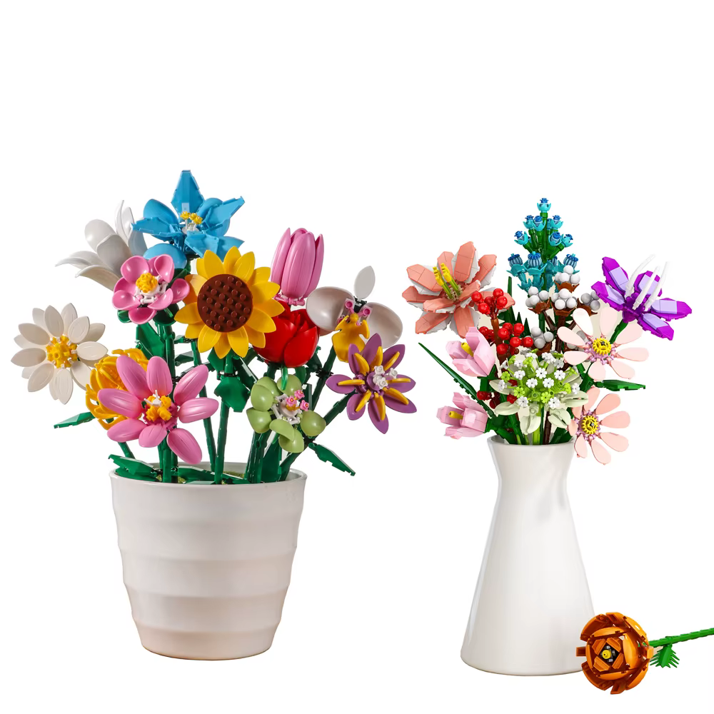 Bouquet de plantes en pot créatives
