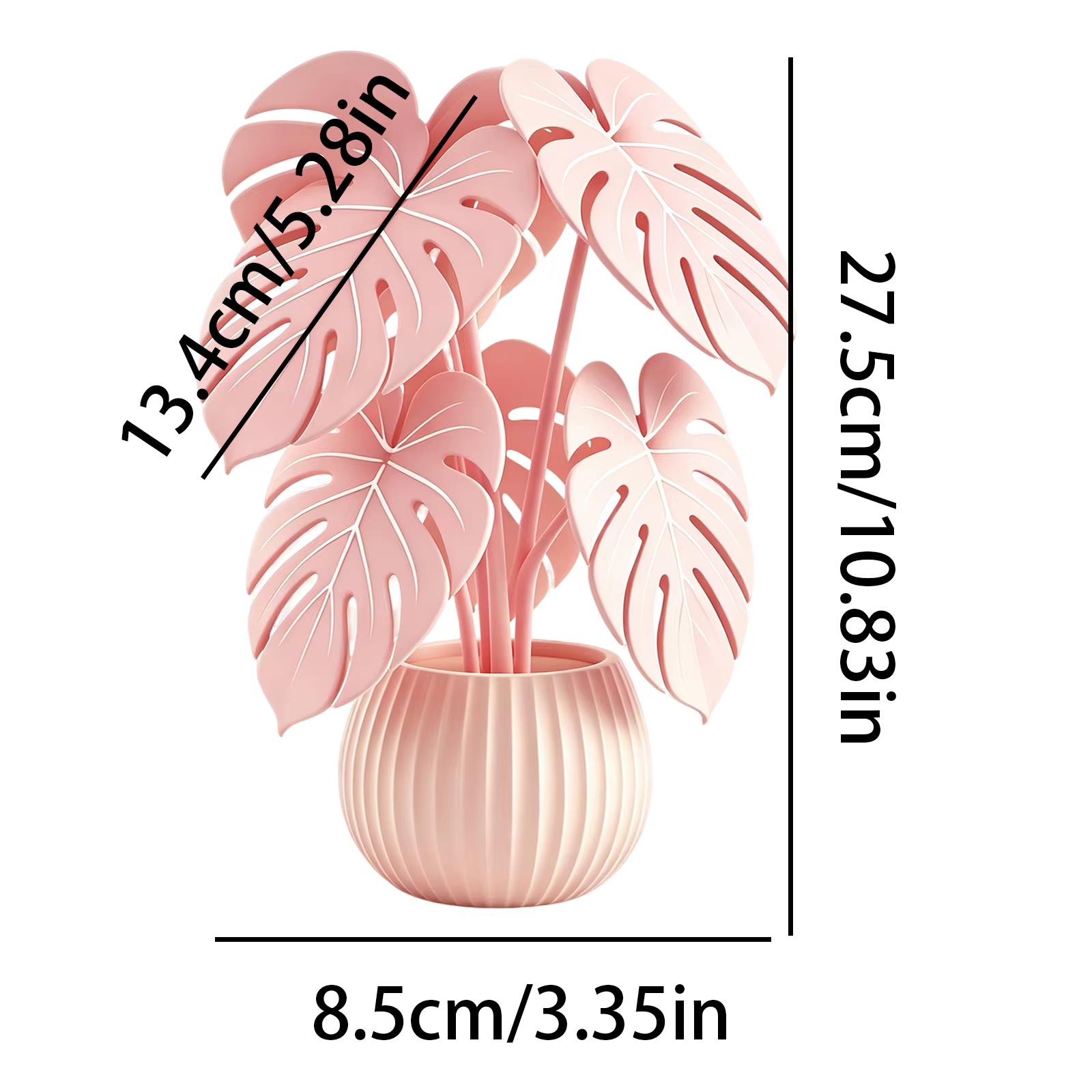 Sous-verres en forme de plantes, imprimés en 3D, motif Monstera, antidérapants, résistants à la chaleur, pour la maison, le bureau, le salon, la cuisine, la décoration de table