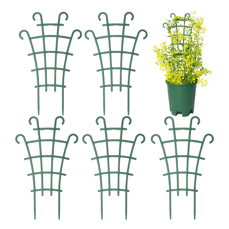 Mini support de fleurs d'escalade, 2 pièces, support de balcon, radis vert, rose, vigne, tige de support d'escalade, outils de jardinage