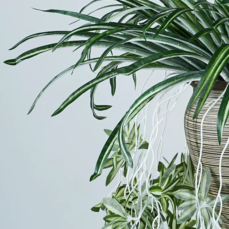 6 pièces de plantes artificielles en PVC