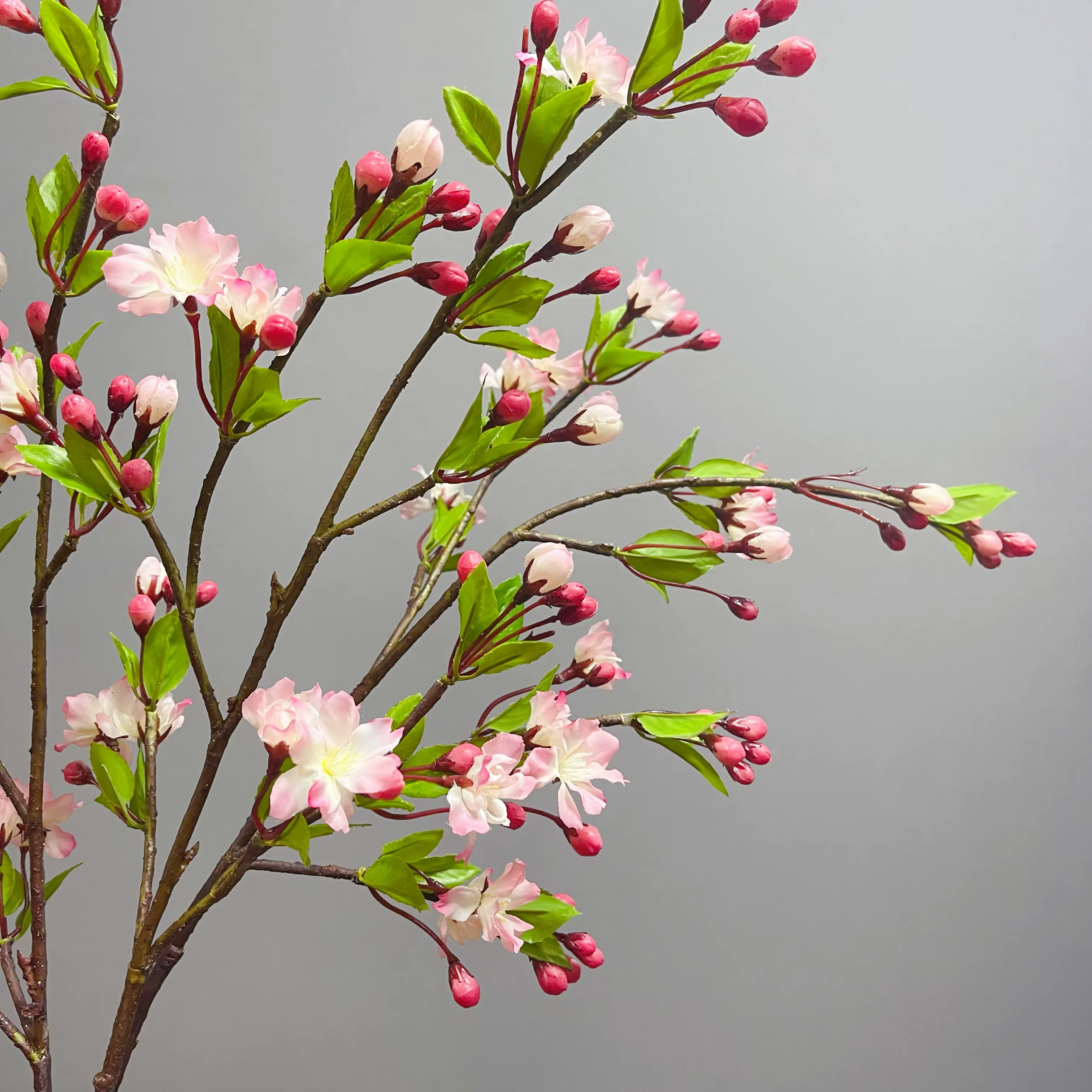 Fausse fleur de pommetier drapée artificielle