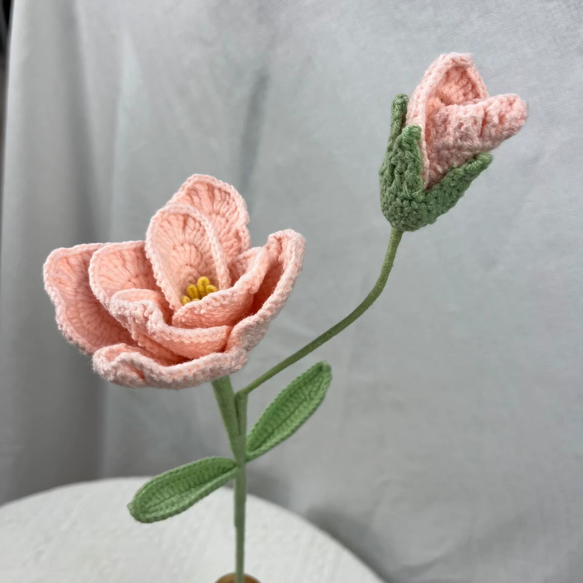 Bouquet tricoté de fil
