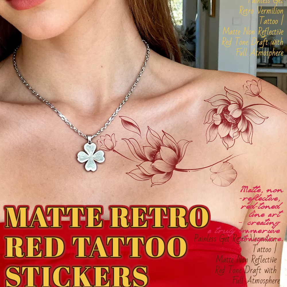 Autocollant de tatouage temporaire, motif fleur Sakura, papillon, vigne, pour adulte, cheville, main, imperméable, faux tatouage, 1 pièce