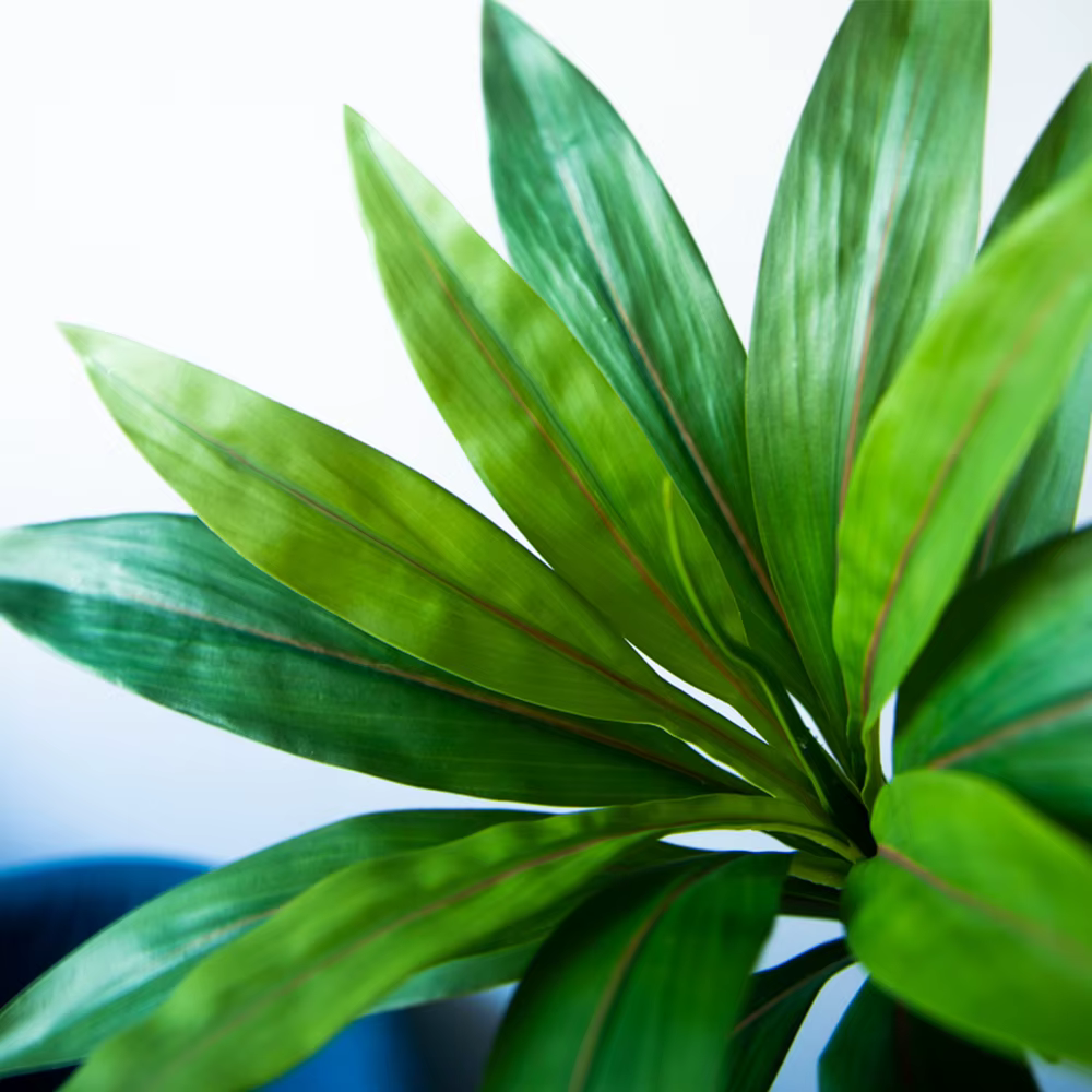 45 cm 17 feuilles artificielles Dracaena arbre fausses plantes de palmier tropicales