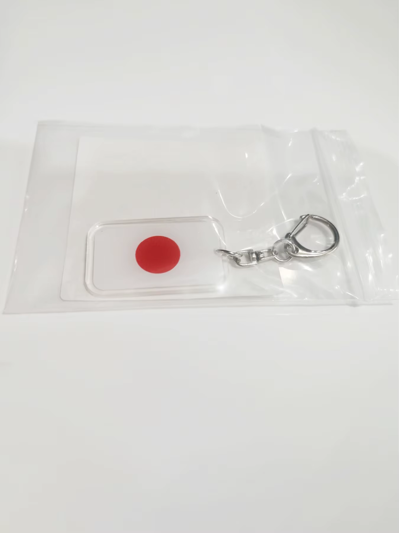 Porte-clés drapeau japonais en acrylique, 1 pièce, sac à dos et accessoires clés, cadeaux pour amis.