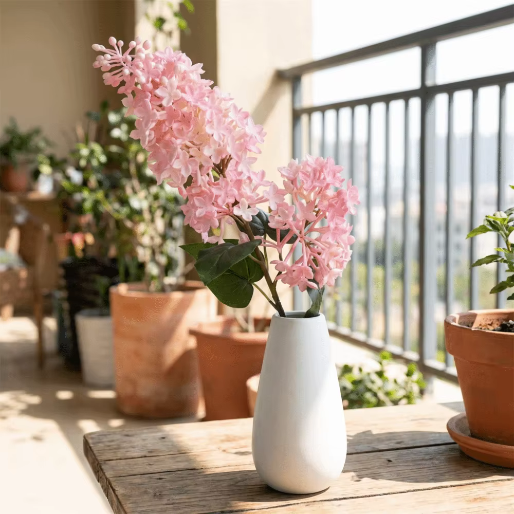 Branche de lilas artificielle réaliste
