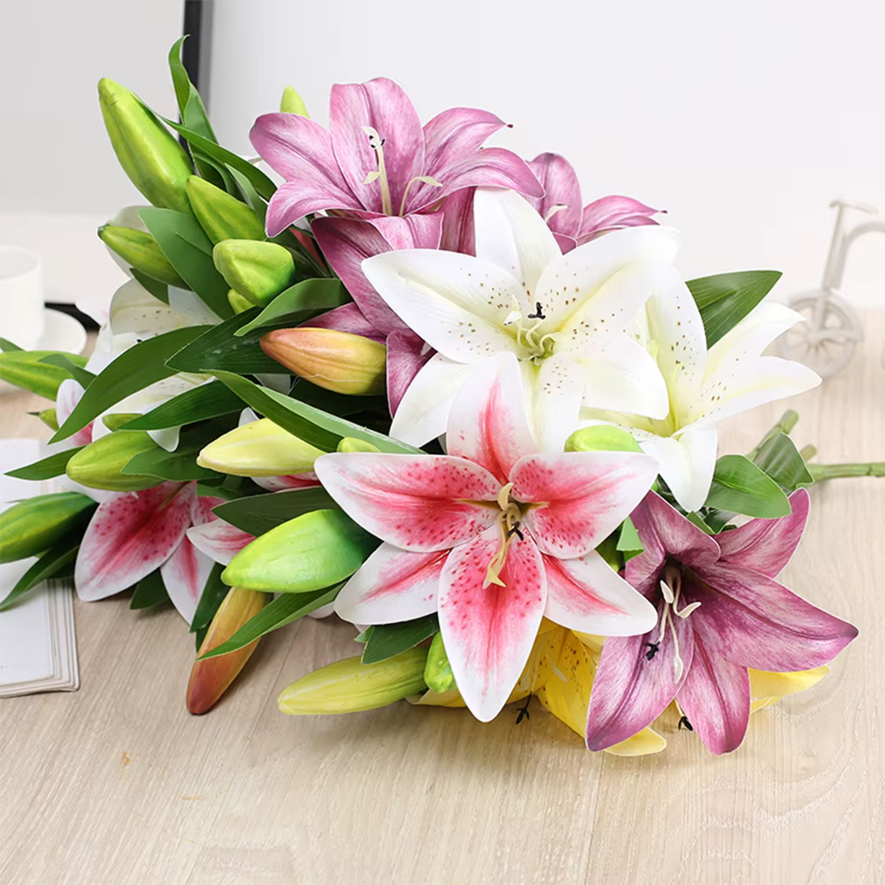 Branche de lys imprimée en 3D