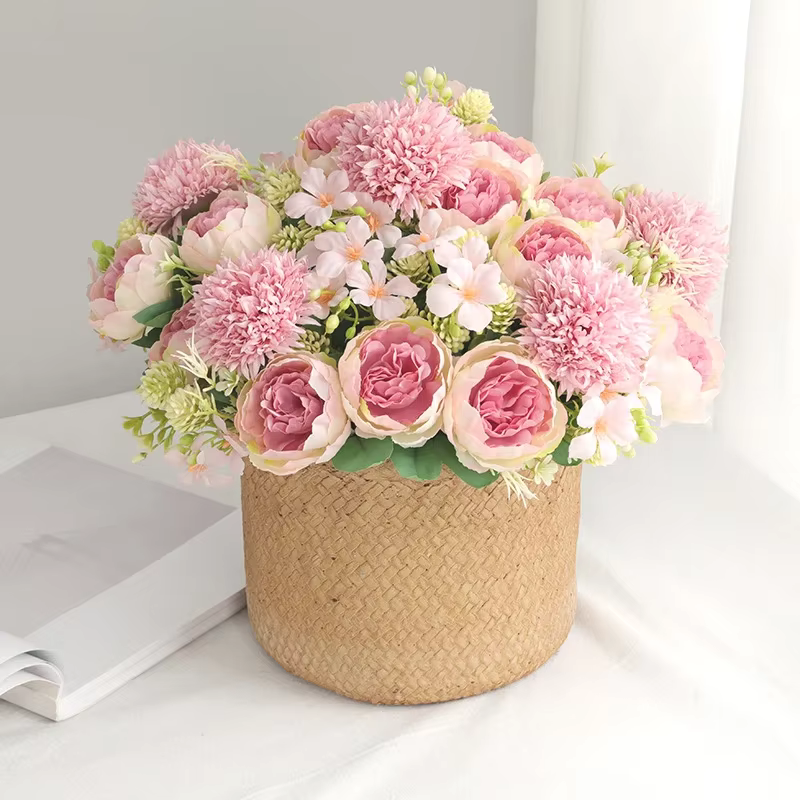 Fleurs artificielles pivoines