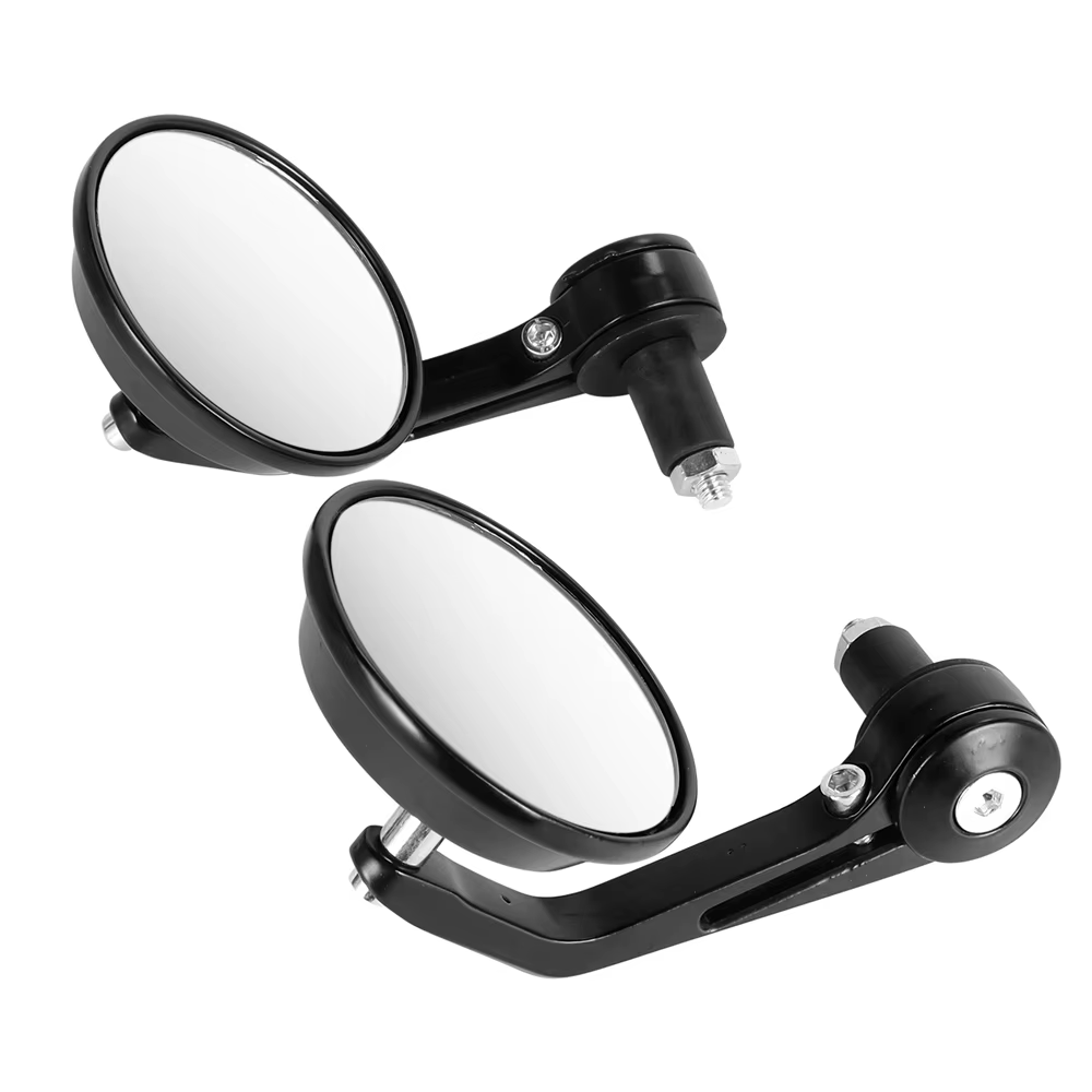 Accessoires de Moto 7/8 "rétroviseurs arrière d'extrémité de barre ronde pour café Racer Moto rétroviseurs latéraux Moto Scooters rétroviseur