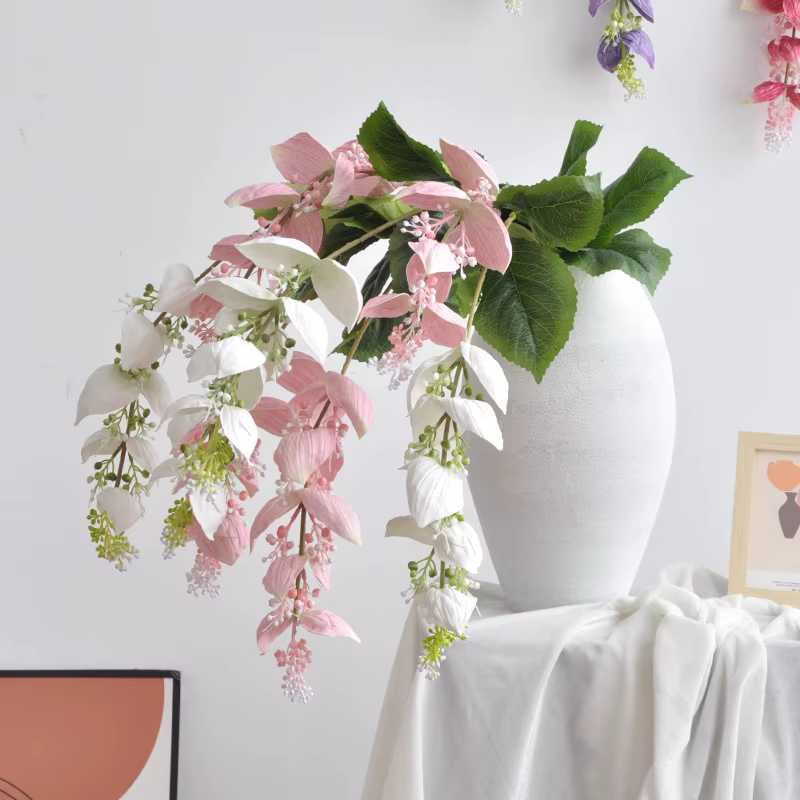 Fleurs artificielles Medinilla Magnifica tropicale 43 pouces