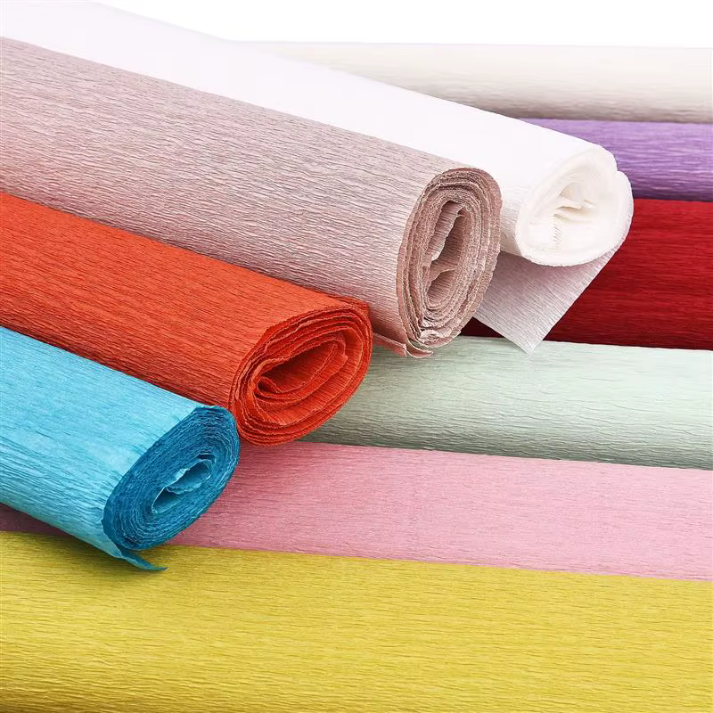 Papier pansement froissé pour emballage de fleurs