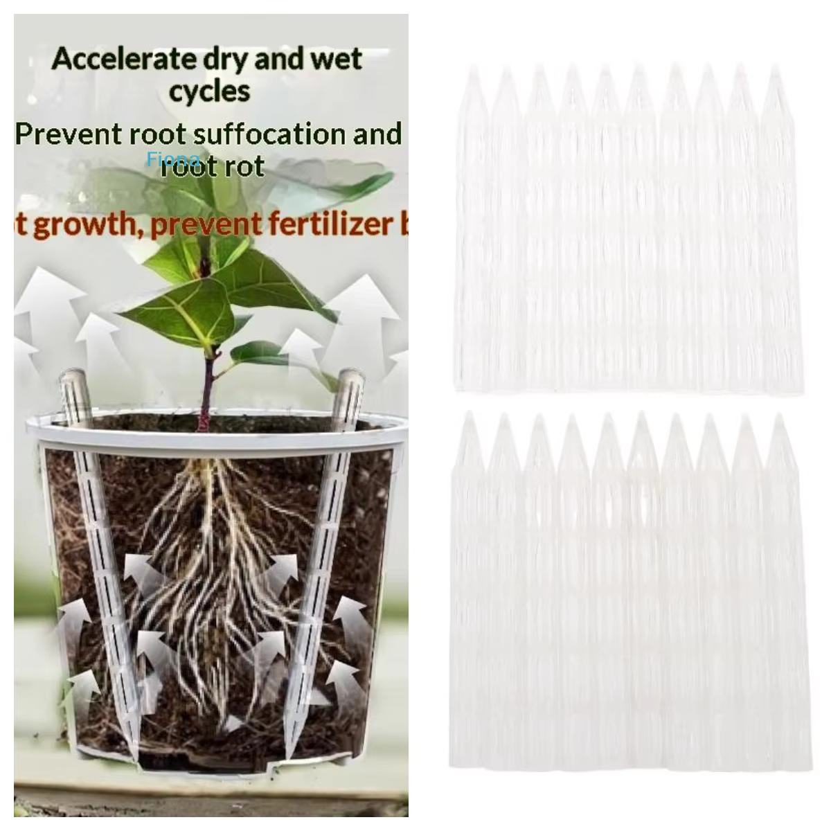 ✔ Tubes d'aération pour racines de plantes