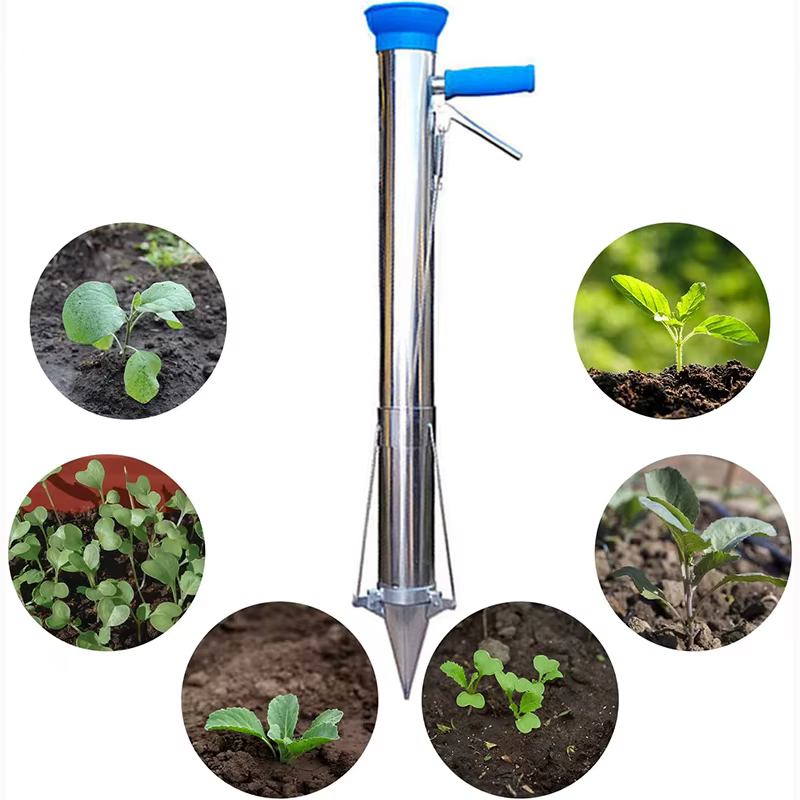 Transplanteur de semis en acier inoxydable
