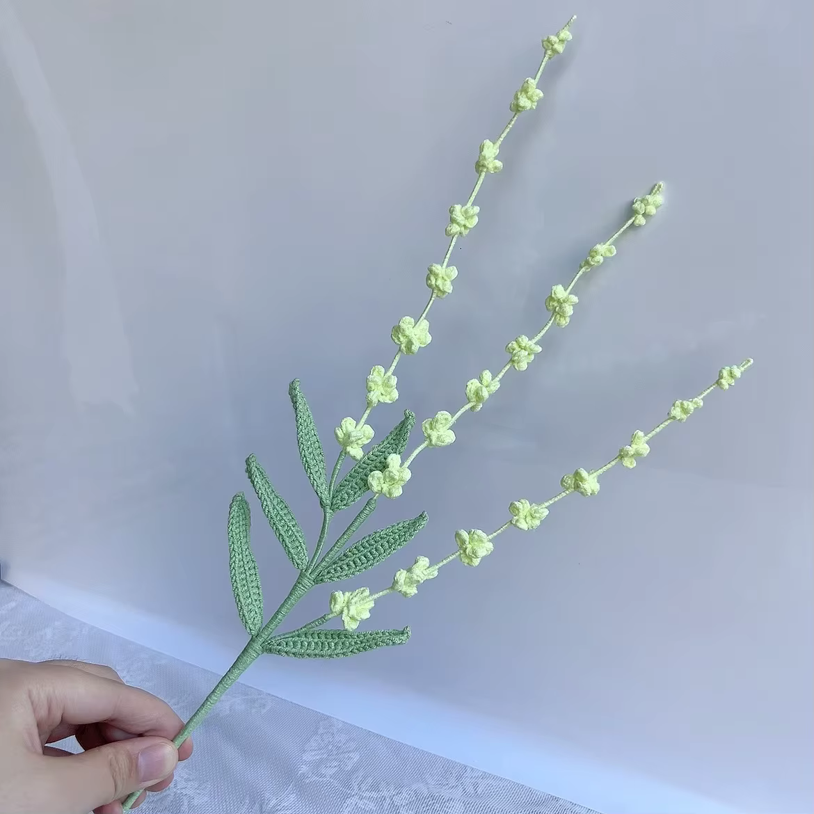 Fleurs de lavande au Crochet