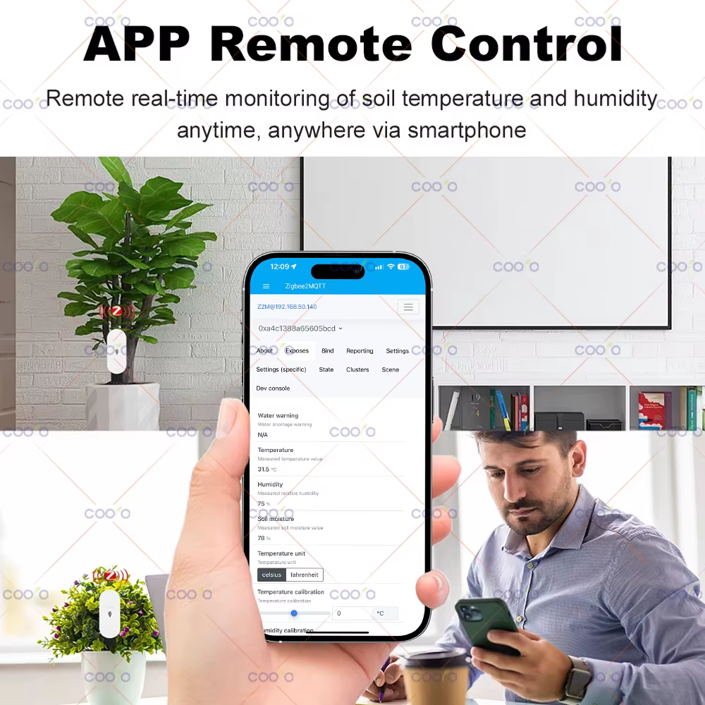 Zigbee – testeur de sol intelligent