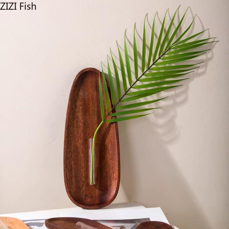 Vase mural en bois, Pots de plantes