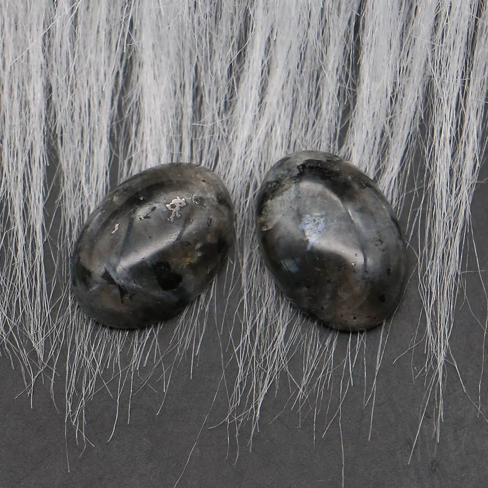 Perles de Cabochon ovale en pierre naturelle, cristal de Quartz, 10x14mm, perle à dos plat pour bagues, collier, bijoux faits à la main, cadeaux
