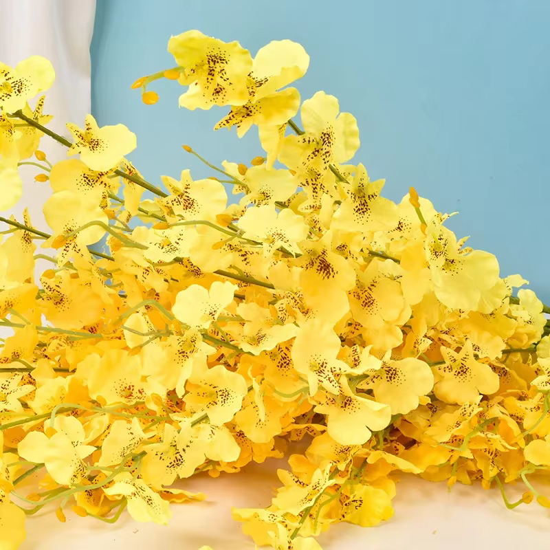 Orchidées artificielles dansantes à 5 fourchettes
