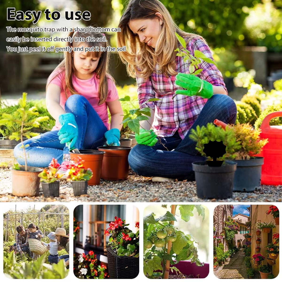 Papier collant imperméable pour plantes en pot