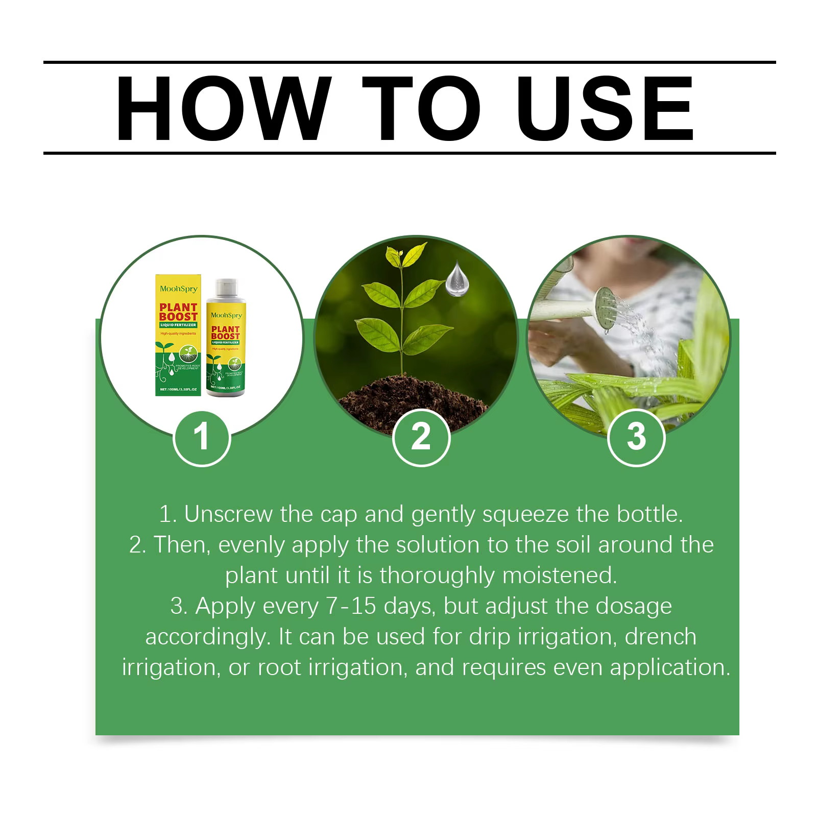 Engrais liquide Boost pour plantes