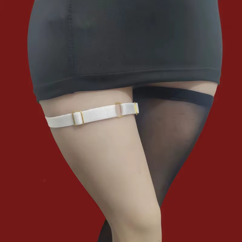 Accessoires pour poupées en silicone : Sangle de cuisse sexy et simple, Jarretière, Anneau de jambe gothique, Décoration réglable