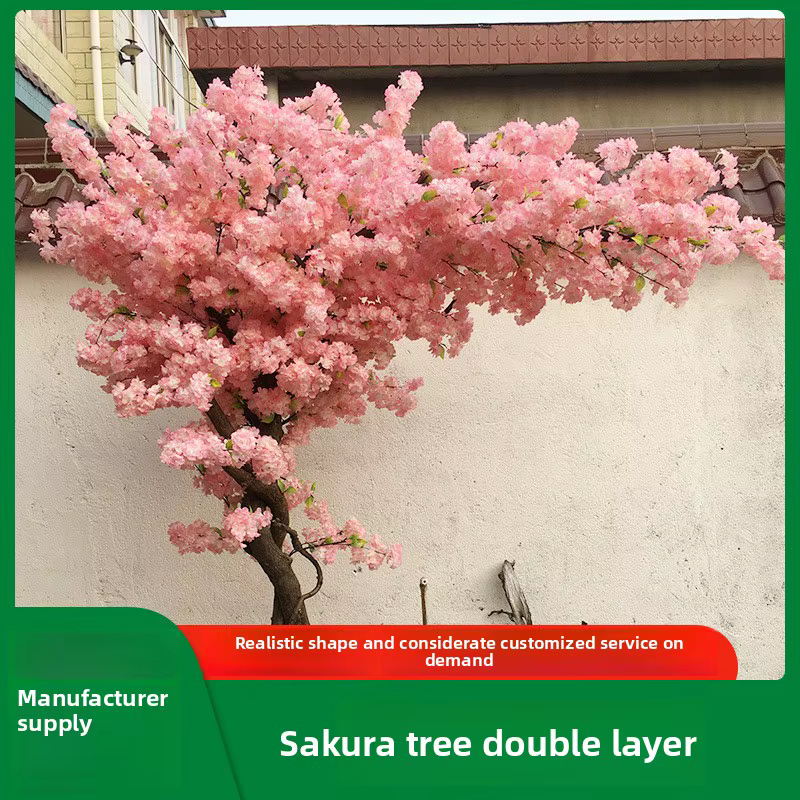 Simulation d'arbre à cerisier double couche