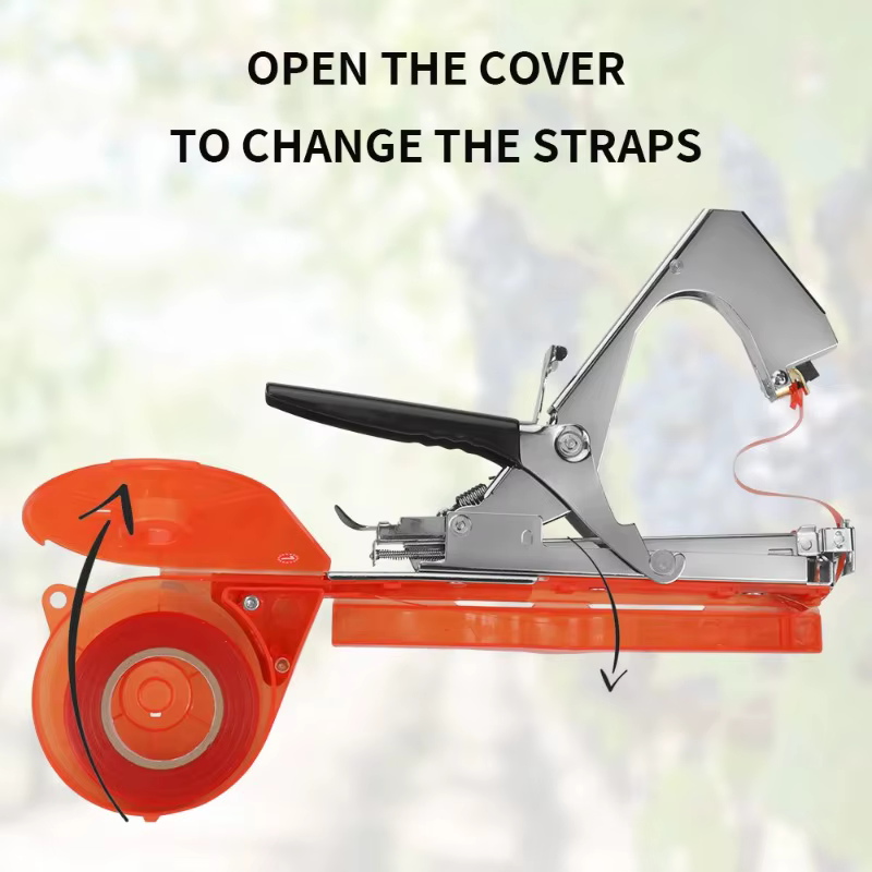 Outils de jardin jarretelles plantes branche de plante attachant à la main Machine à relier bandes de ruban de légumes