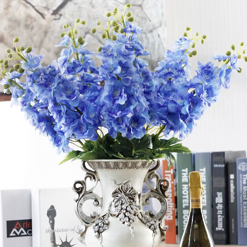 Fleur artificielle en Latex Delphinium