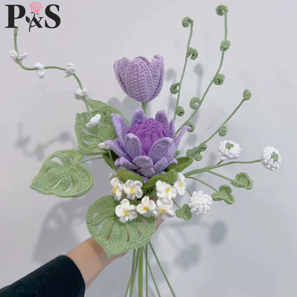 Fleurs au Crochet faites à la main