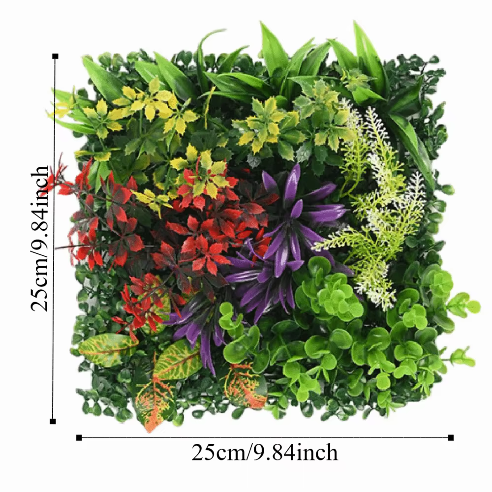 Panneau mural de plantes artificielles
