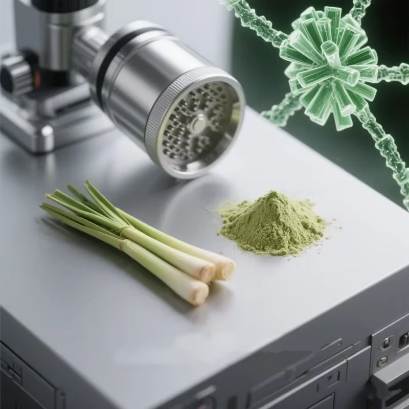 Poudre de citronnelle naturelle de qualité supérieure