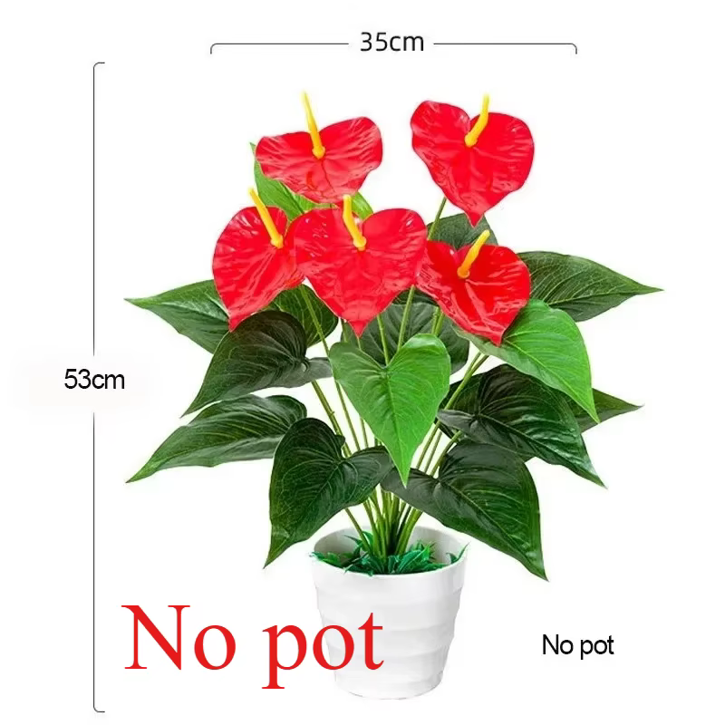 Plantes artificielles en plastique