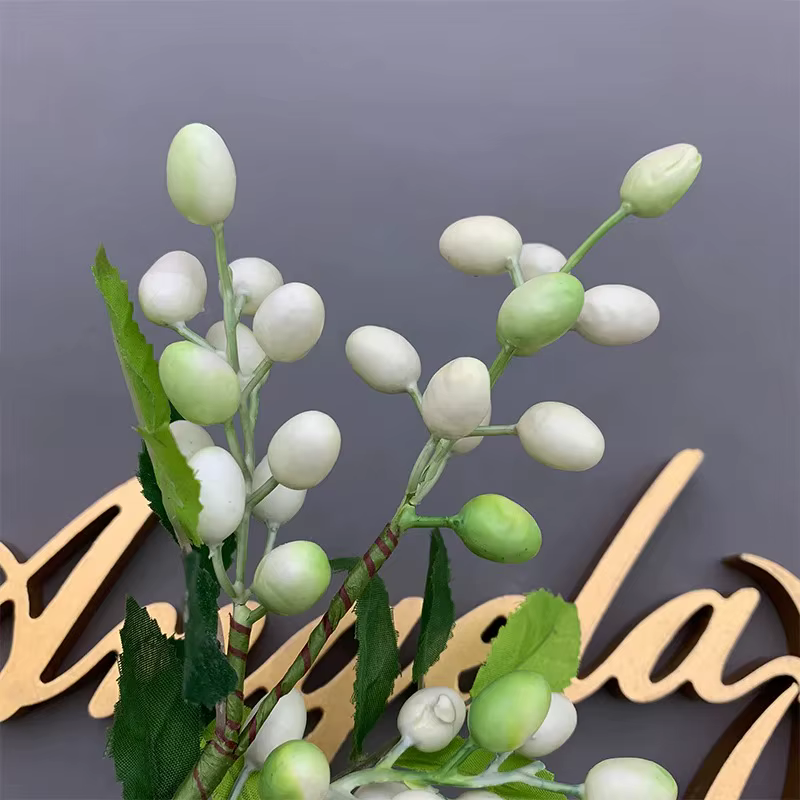 Simulation de branche de fruits d'olive