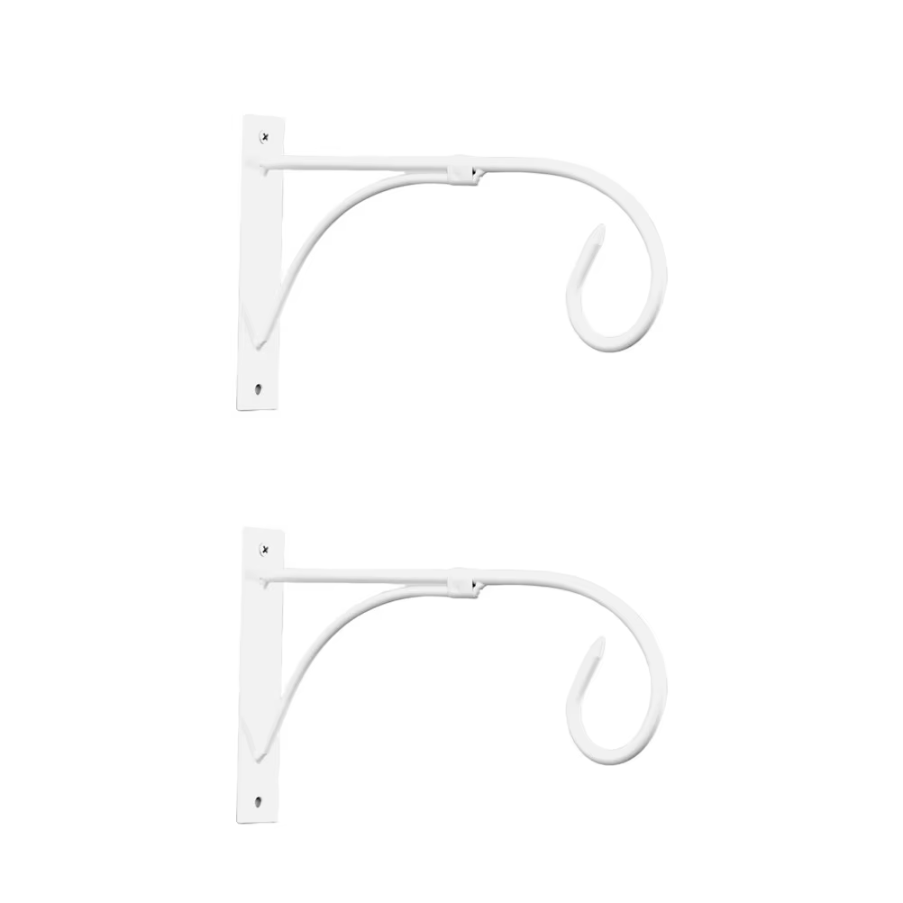 Lot de 2 crochets muraux premium pour pots de fleurs