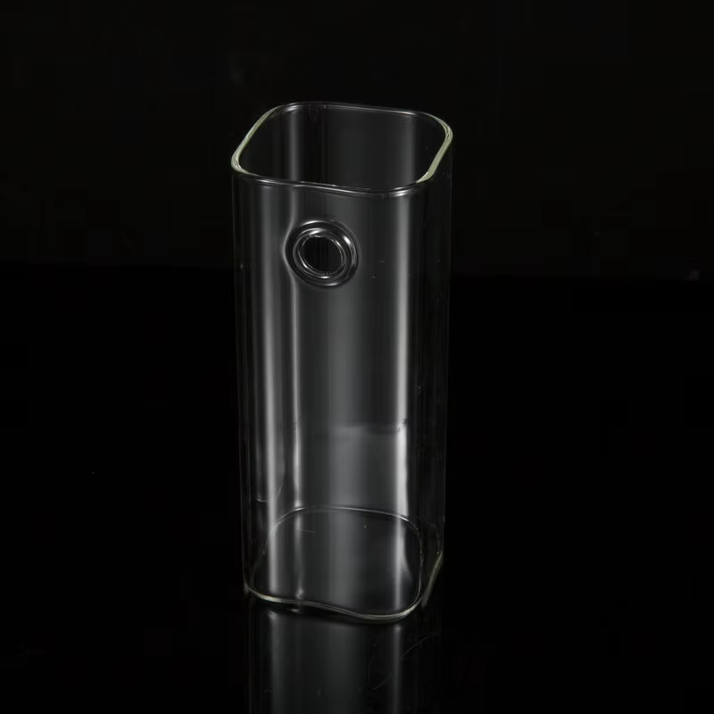 Vase à fleurs mural en verre minimaliste moderne