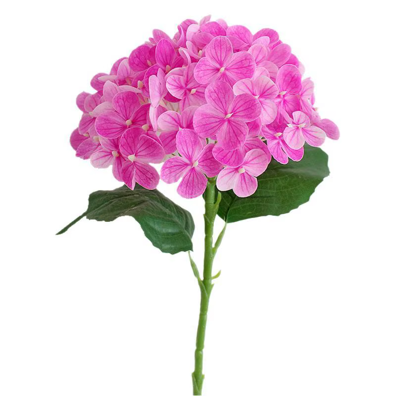 Fleur d'hortensia artificielle de 18 pouces