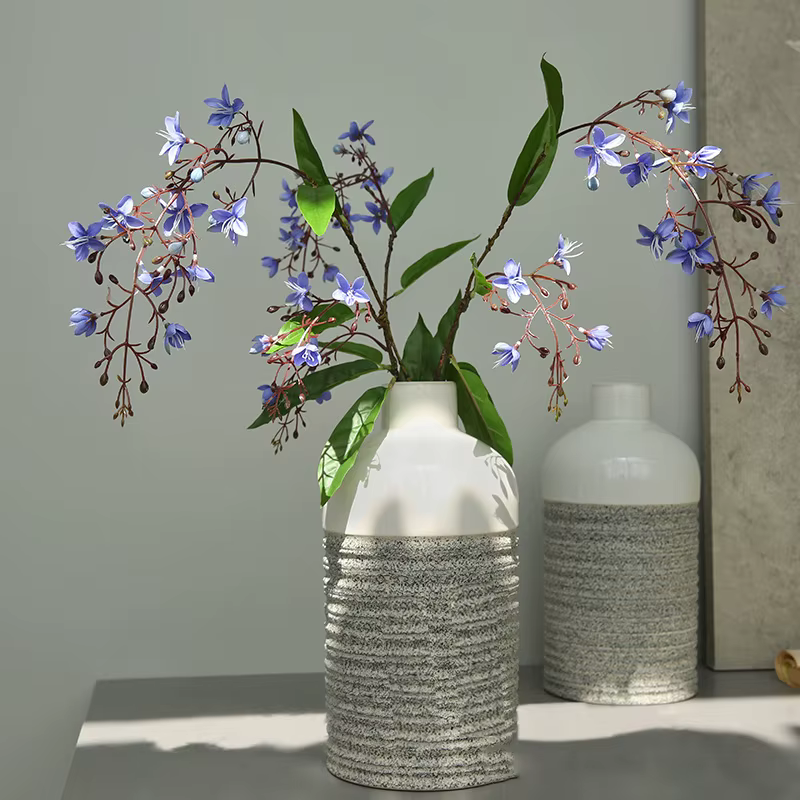 Branche de Fleurs Artificielles de Jasmin Rose