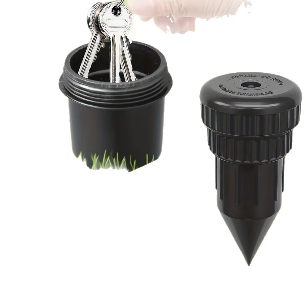 Cacher les clés de rechange arroseur de jardin coffre-fort caché compartiment de rangement