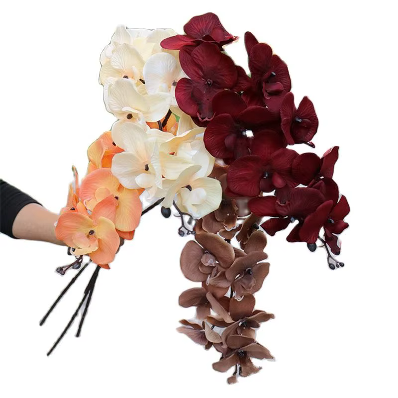 Branche d'orchidées papillon artificielle