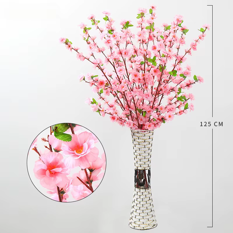 Branches de fleurs de cerisier artificielles