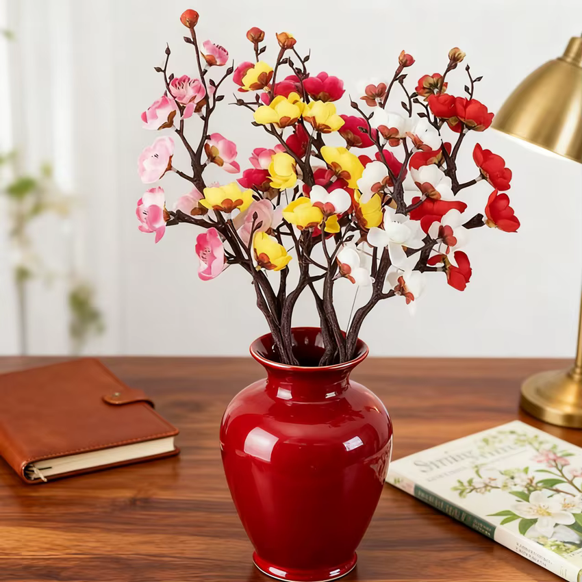 Fleurs artificielles Prunier Pêche Branche